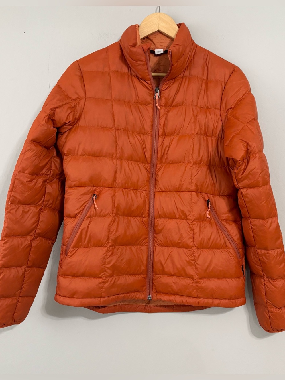 REI Co. Orange Puffer Full Zip Jacket
